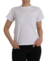 Balenciaga White Cotton Crew Neck Short Sleeves T-shirt -   -  Balenciaga.
